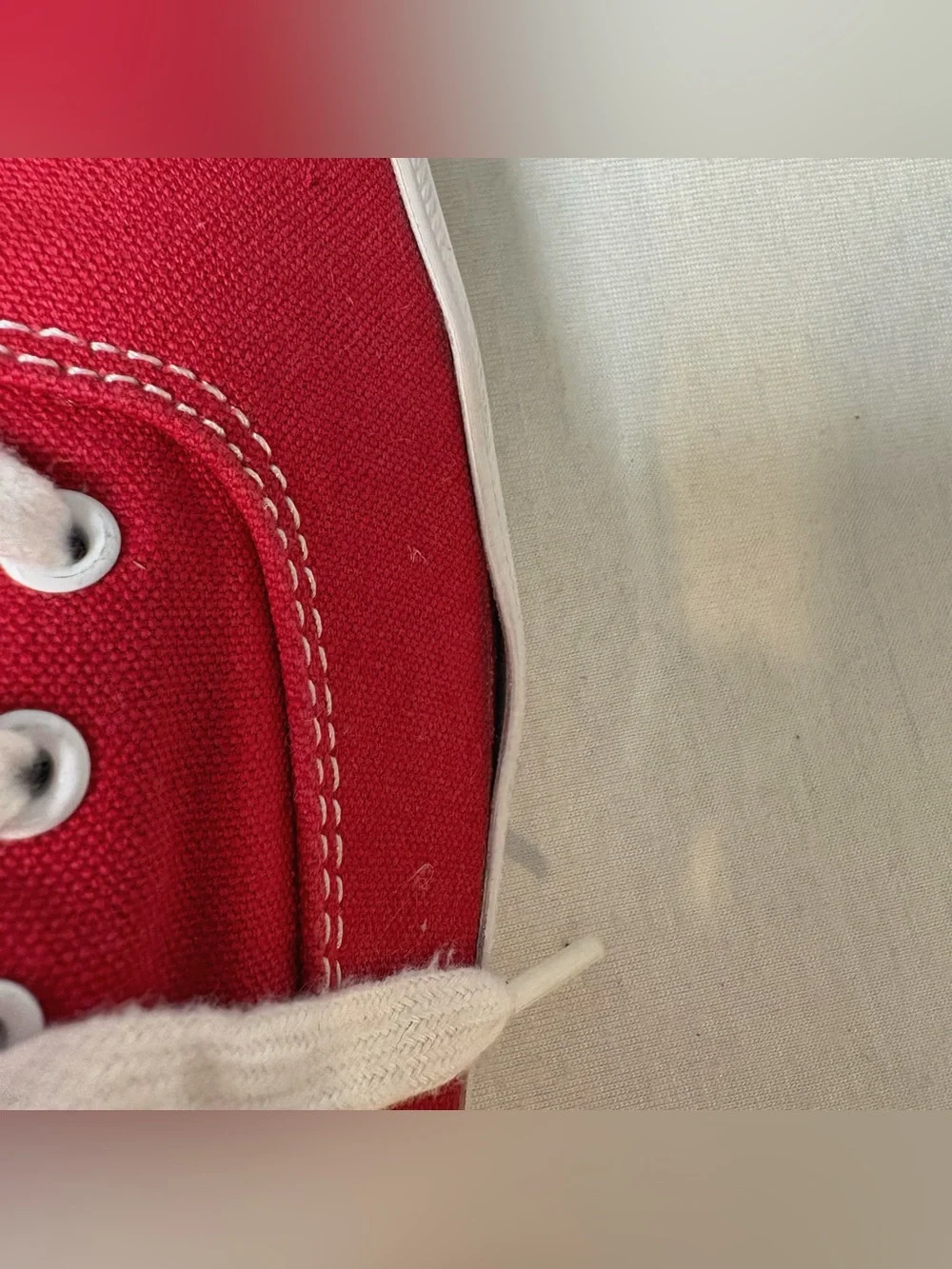 Keds Champion Canvas Low Top Sneakers Red Women's Size 9.5